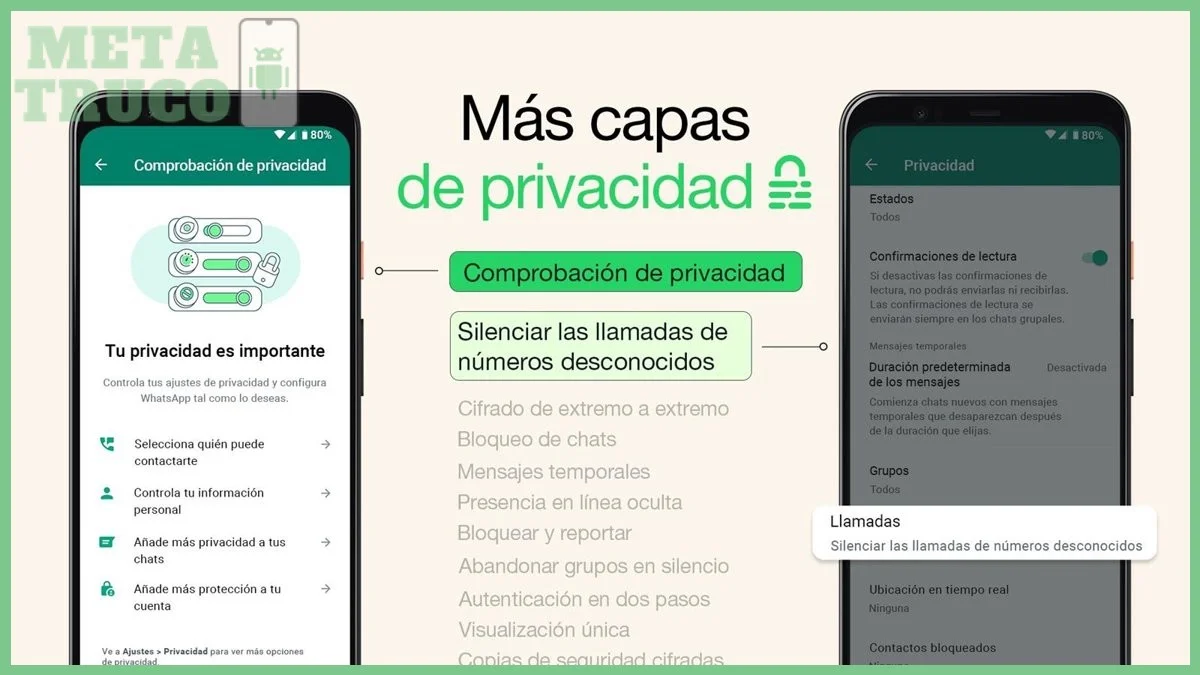 Abrir WhatsApp y entrar a los ajustes desde el menú de tres puntos