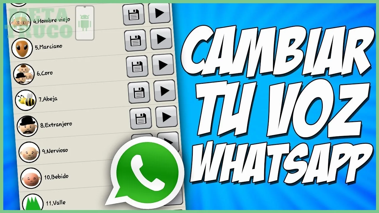 Cómo cambiar la voz en llamadas de WhatsApp