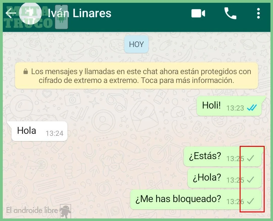 Cómo saber si alguien te tiene bloqueado en WhatsApp