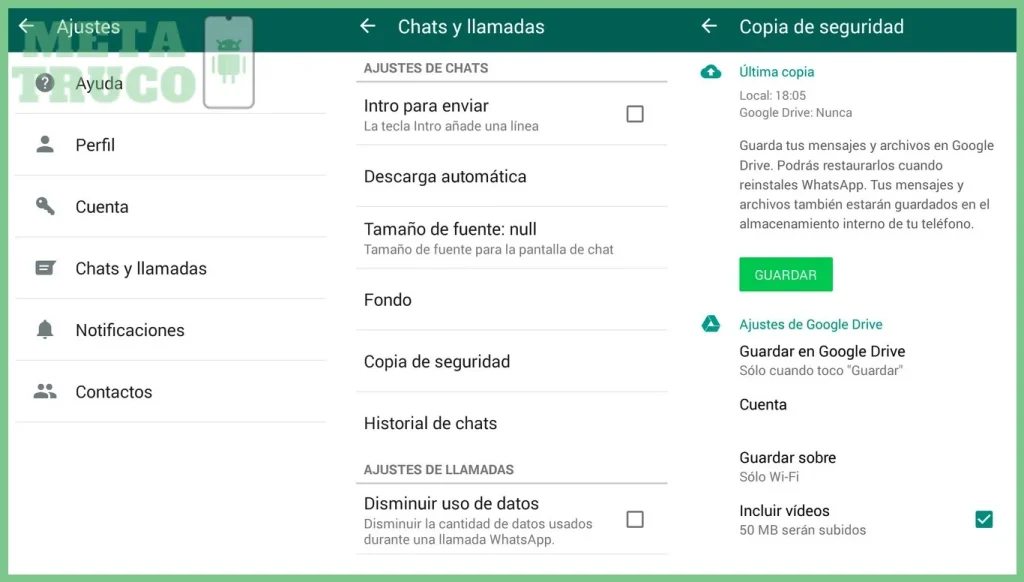 Cómo transferir chats de WhatsApp a otro celular Android