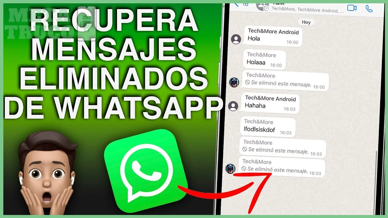 Cómo ver mensajes eliminados de WhatsApp sin aplicaciones