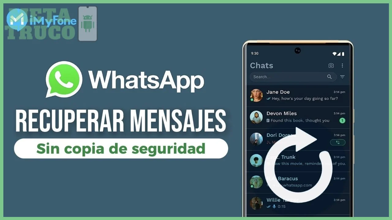 Dejar de usar WhatsApp inmediatamente para evitar sobrescribir los datos