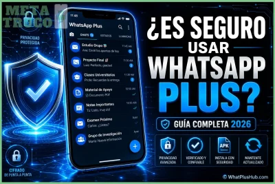 Guía de WhatsApp Plus: riesgos y diferencias con la oficial