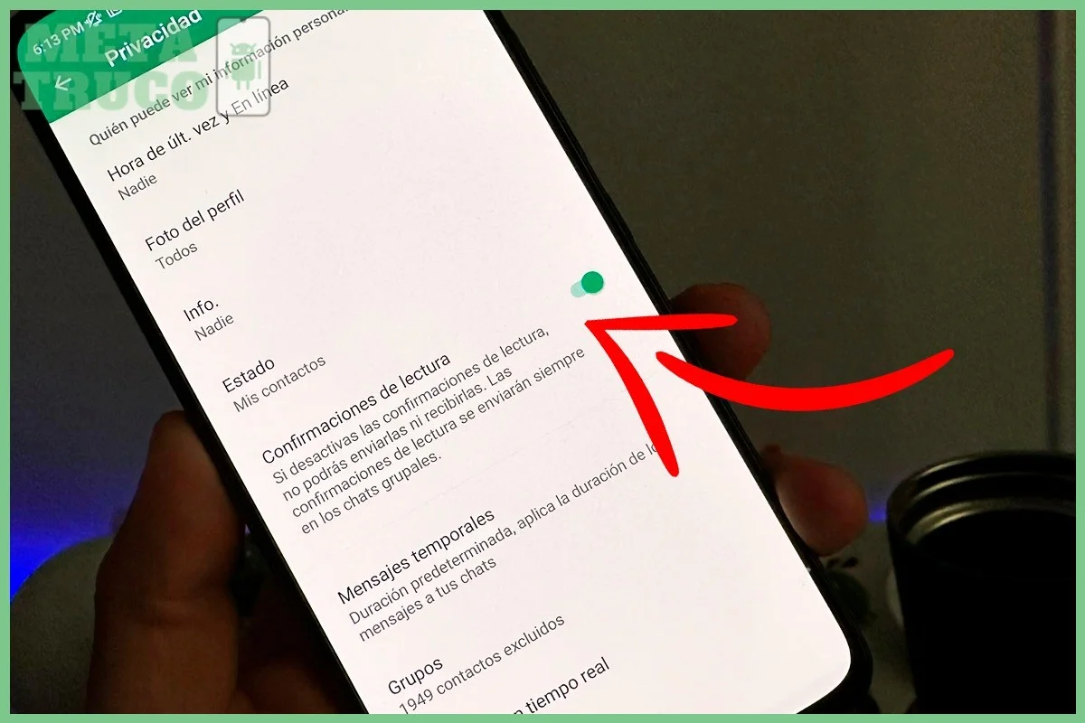 Paso 1 — Abrir Ajustes y localizar la opción de Privacidad