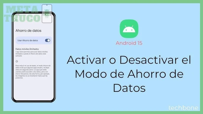 Paso 1 — Activar el modo ahorro de datos según tu marca de celular
