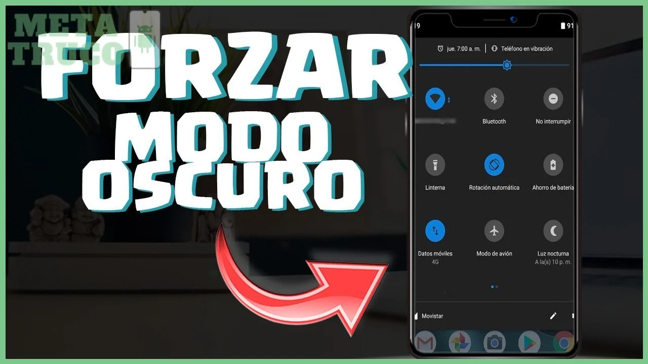 Paso 1 — Activar el modo oscuro global del sistema