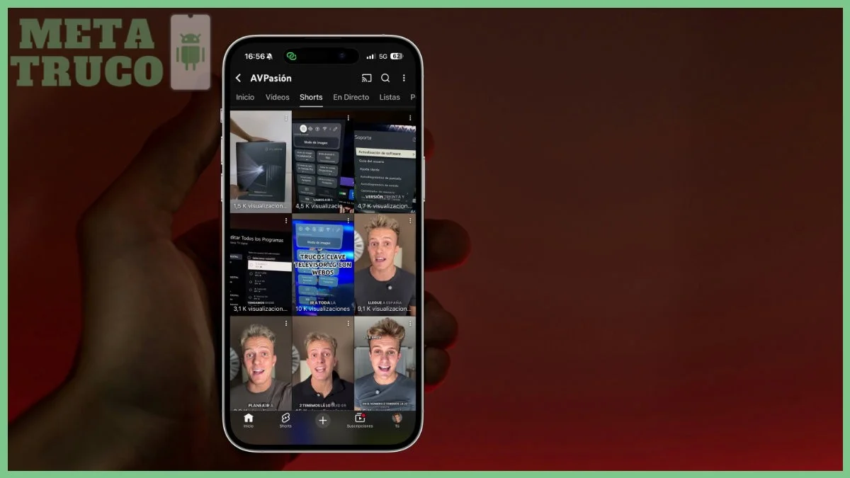 Tener la app de YouTube actualizada y conexión a Internet
